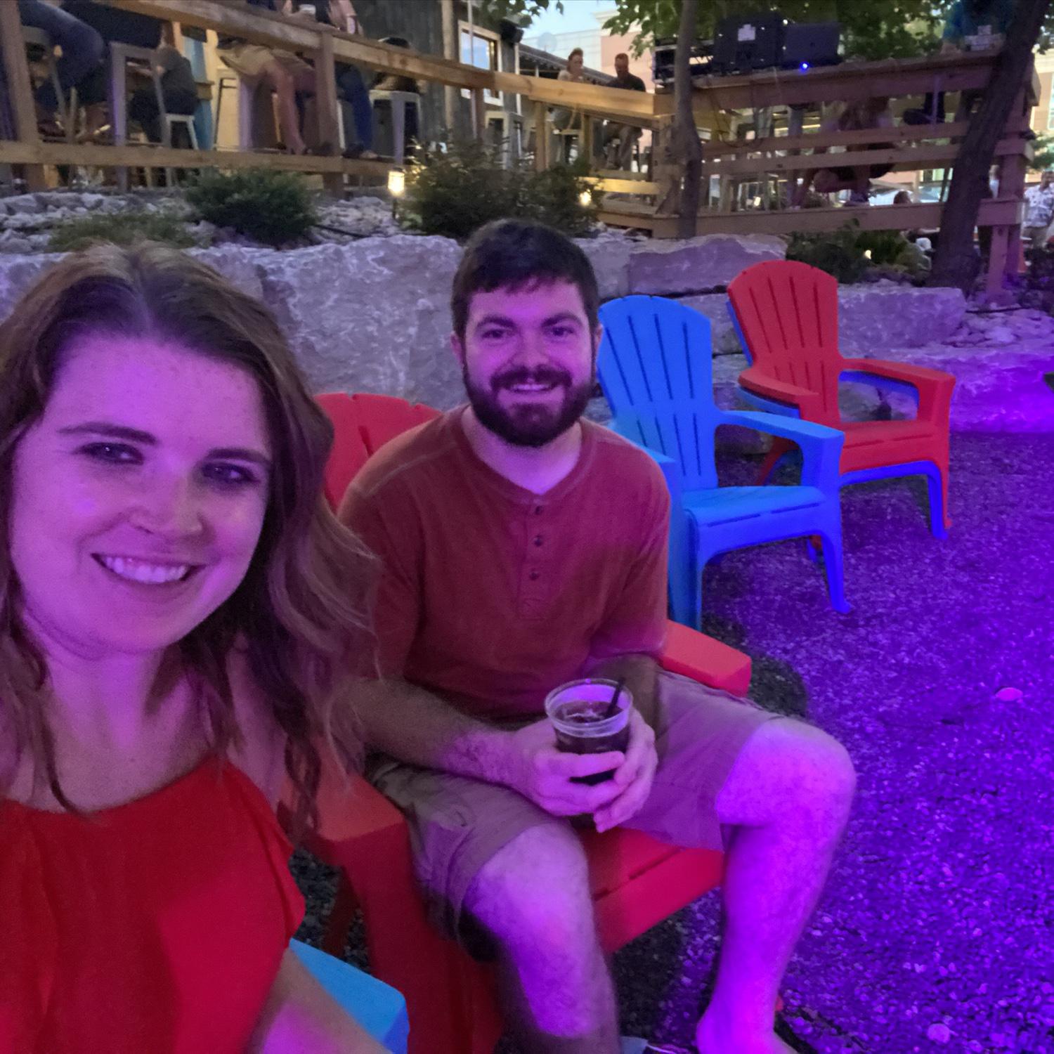 Social distancing date during Covid at the Enchanted Forest