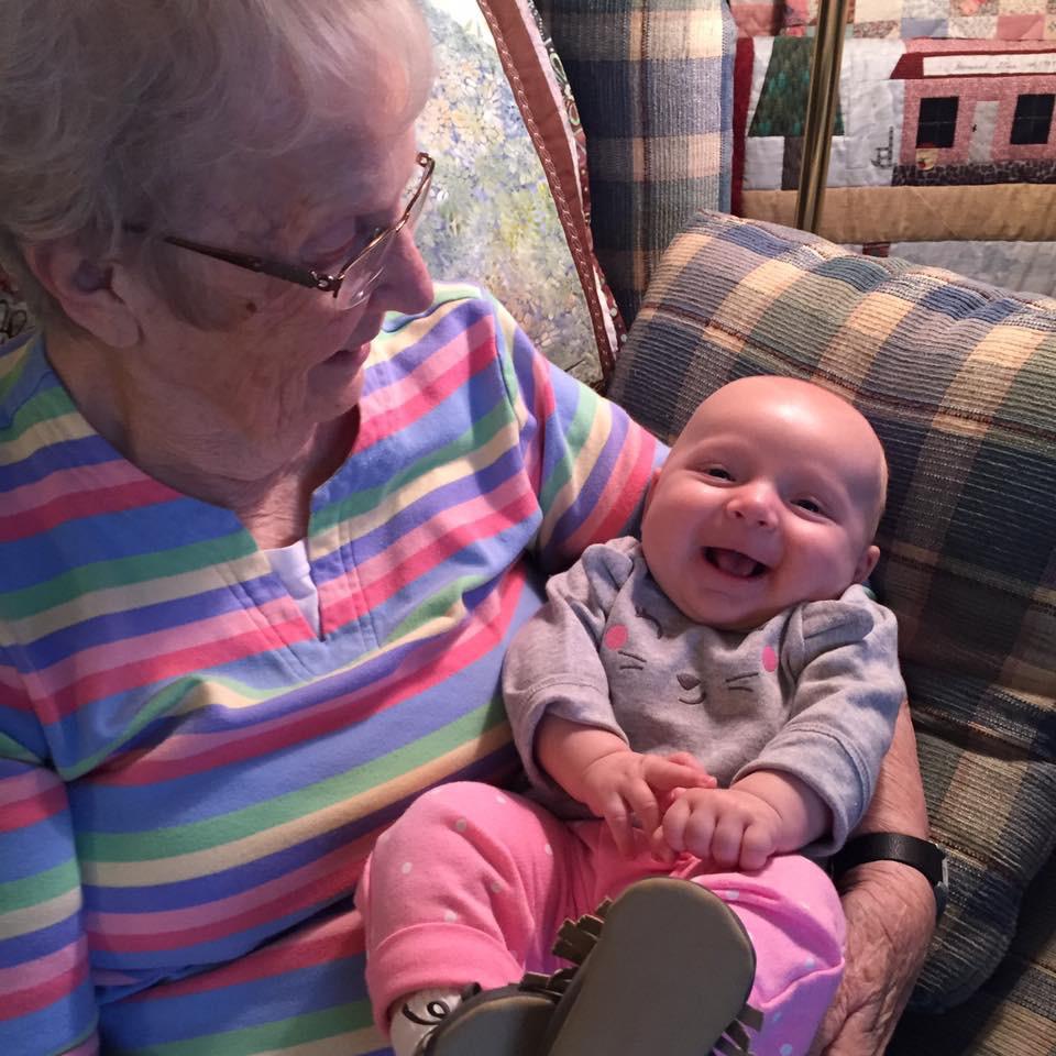 Gracie with Grandma Jean 💕