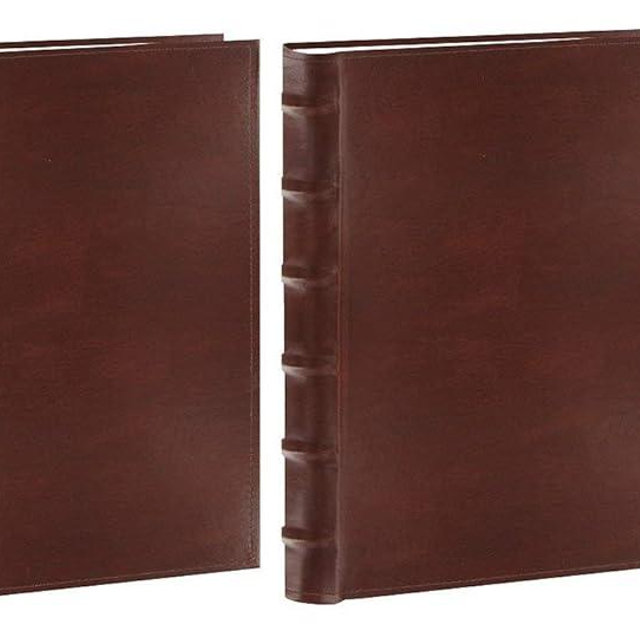 Pioneer Photo Albums CLB-346/BN Sewn Bonded Leather Bi-Directional 300 Photos Pocket Album (Brown) 2 PACK