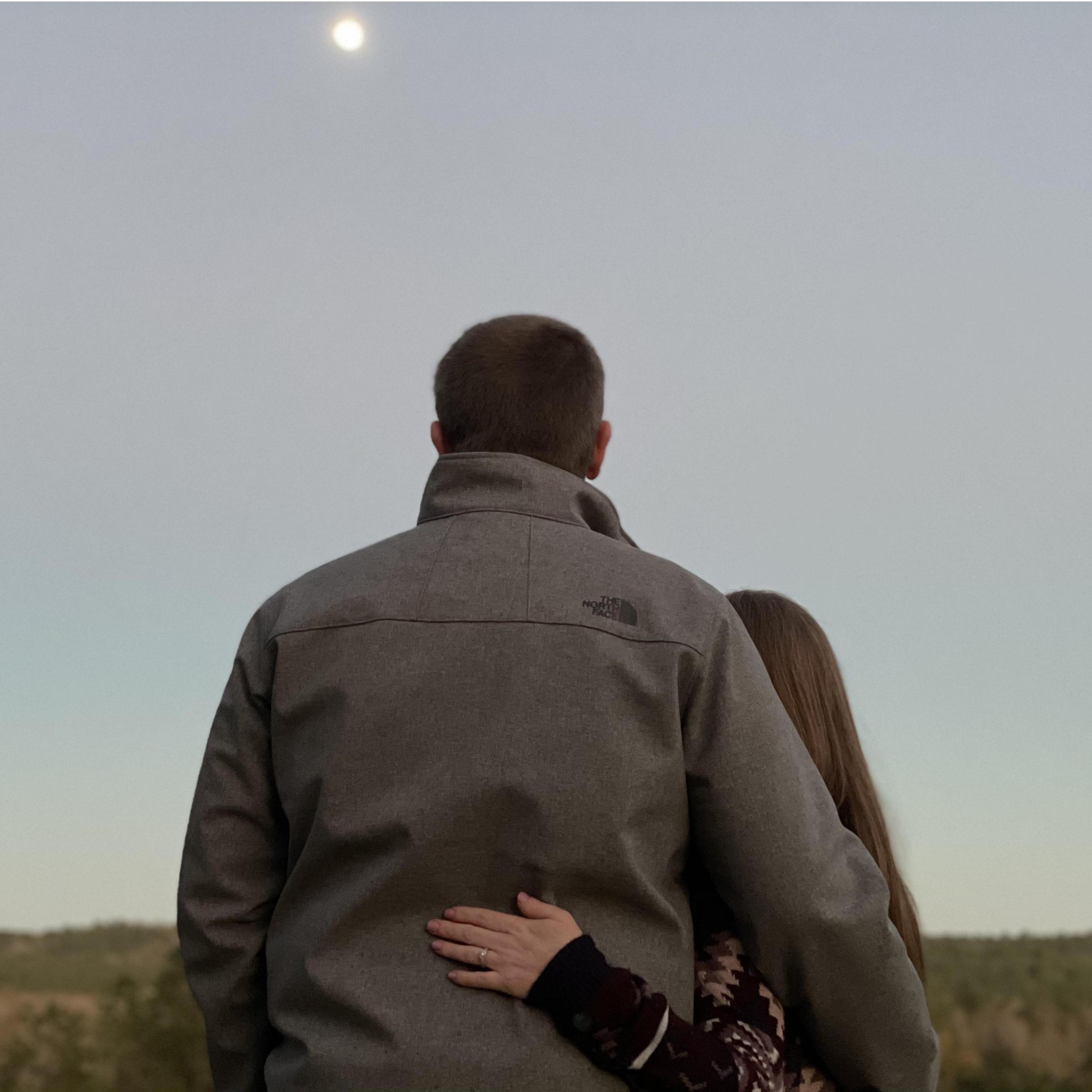 You are my moon and all of my stars; my whole life