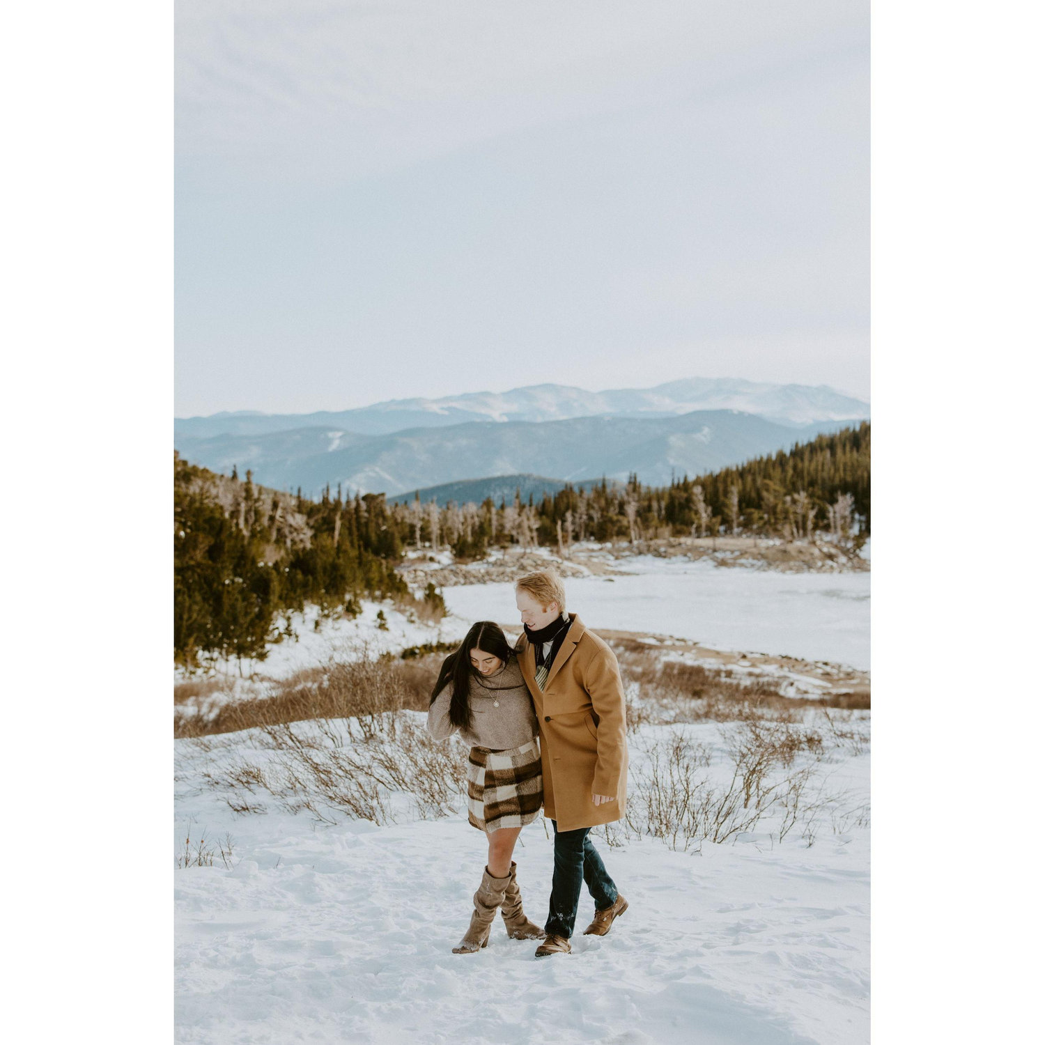 Our engagement shoot was quite chilly. Can you tell?