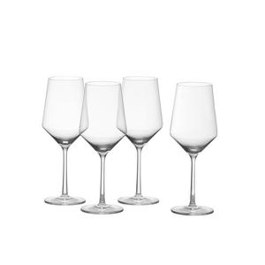 Schott Zwiesel Tritan Crystal Glass Pure Stemware Collection Cabernet/All Purpose, Red or White Wine Glass, 18.2-Ounce, Set of 4