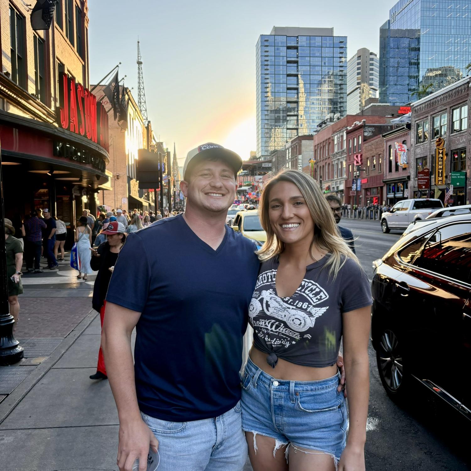 First time on Broadway St. in Nashville, TN!
