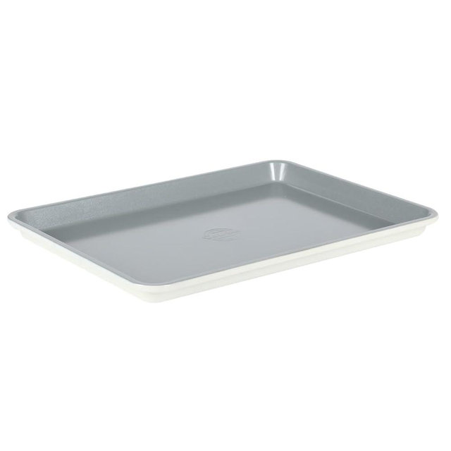 Sur La Table Kitchen Essentials Bake Sale 15 X 10 Inch PFA Free Ceramic Nonstick Cookie/Baking Sheet - Linen White
