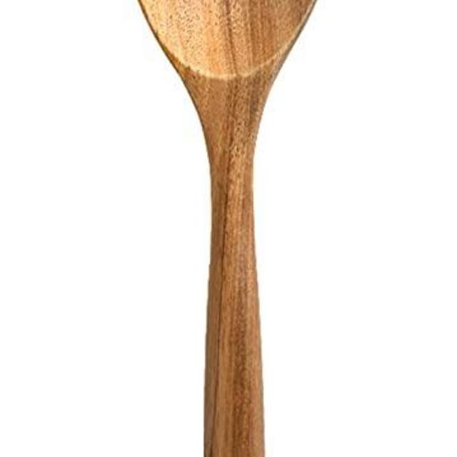 Wood Spoon, Healthy Acacia Wooden Cooking Spoons, Durable Kitchen Serving Spoon Scooper, Non Scratch Wood Ladle Tableware For Cooking, Serving Salad, Stirring Soup, Easy to use