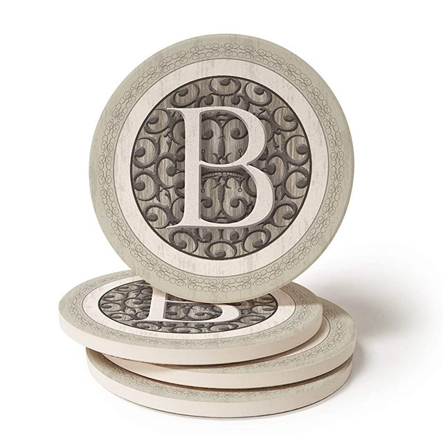 CoasterStone Monogram B Coasters