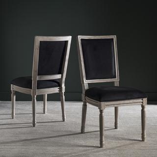 Buchanan French Brasserie Velvet Rectangle Side Chair, Set of 2