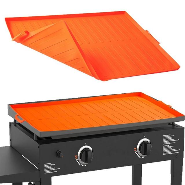 Upgraded 28 Inch Silicone Griddle Cover for Blackstone, Premium Heavy Duty Food Grade Reusable Grill Mat, Blackstone Protective Cover