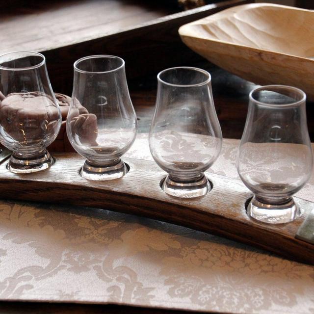 Premium 4 Glass barrel whiskey flight/...