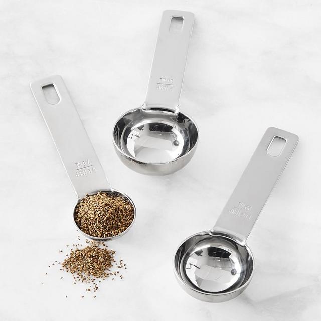 Williams Sonoma Round Measuring Odd Spoons, Set of 3