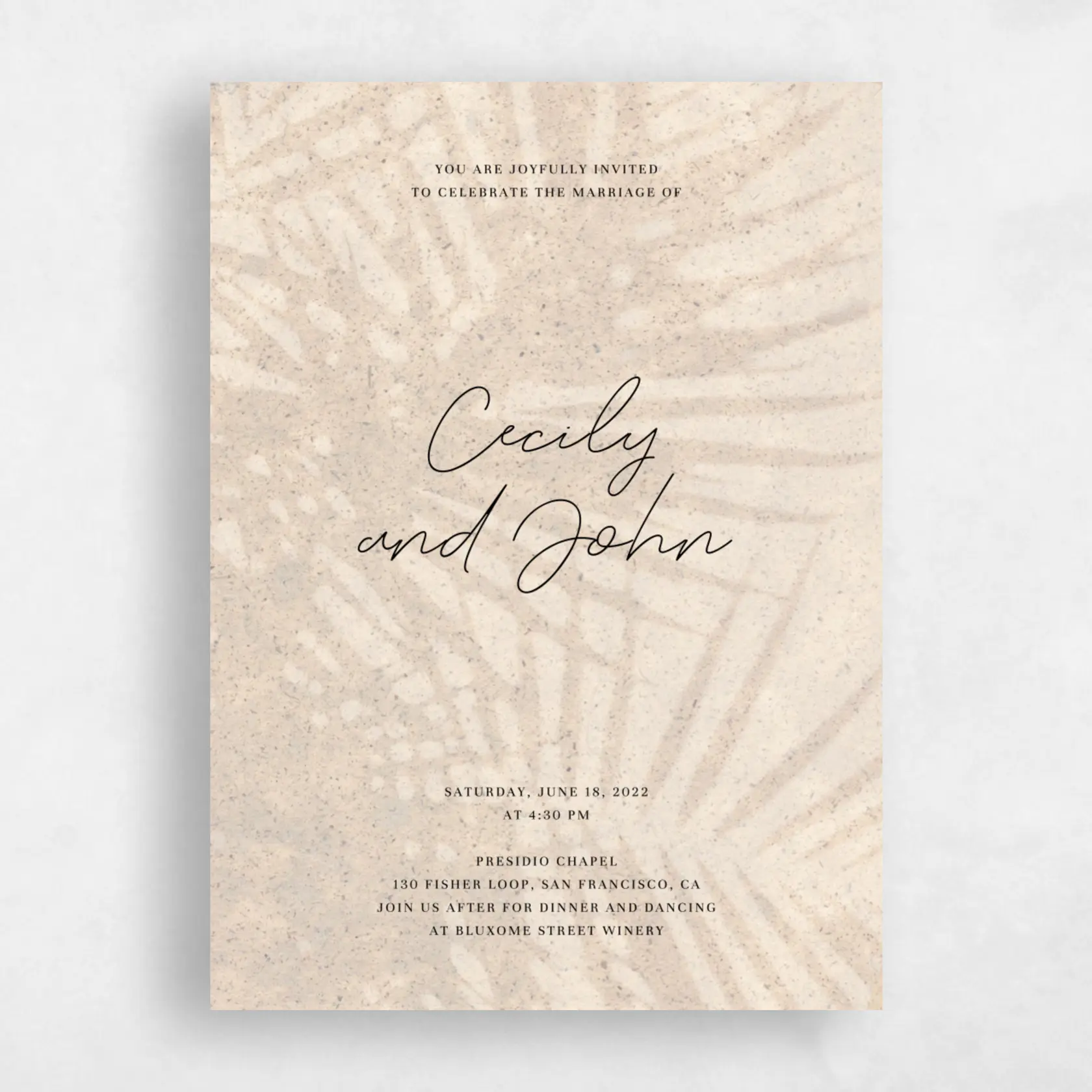 Invitation - Seabay Palm preview