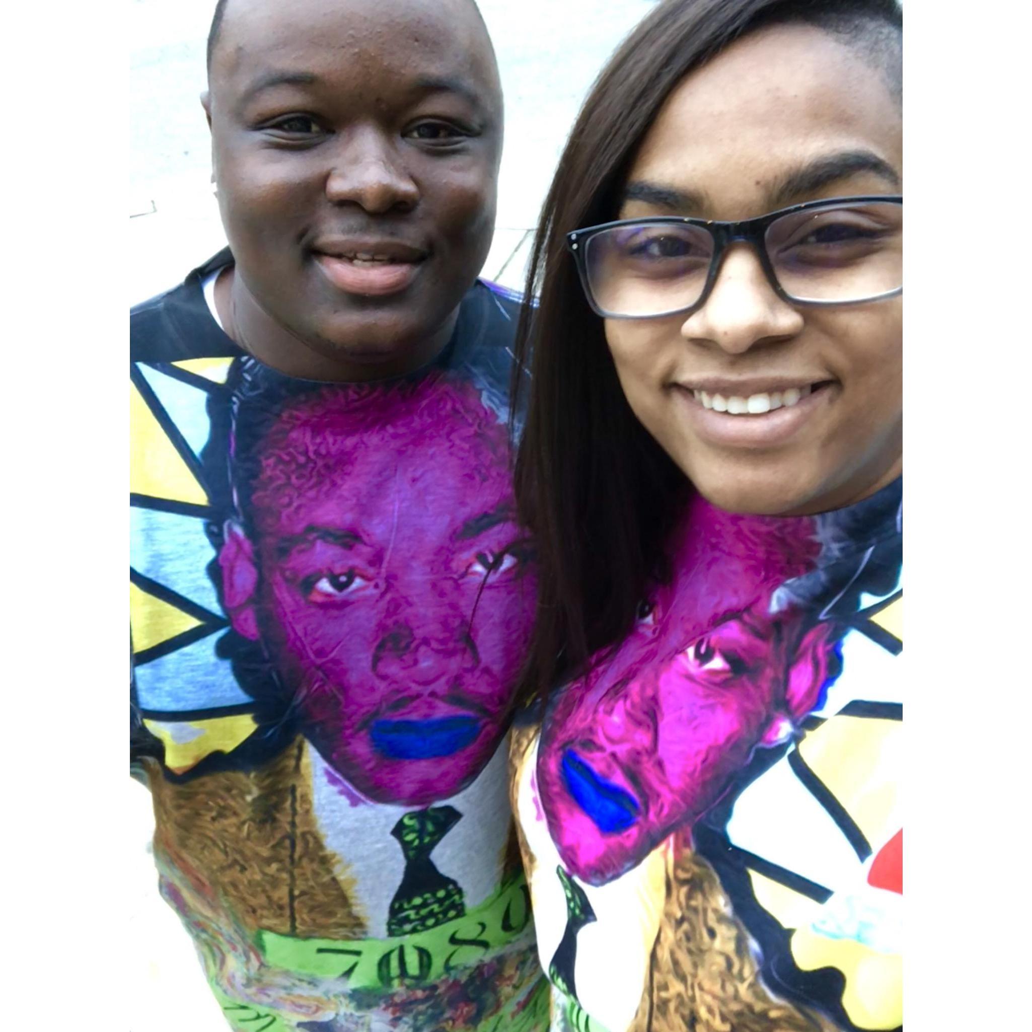 Us at the Martin Luther King gospel celebration concert