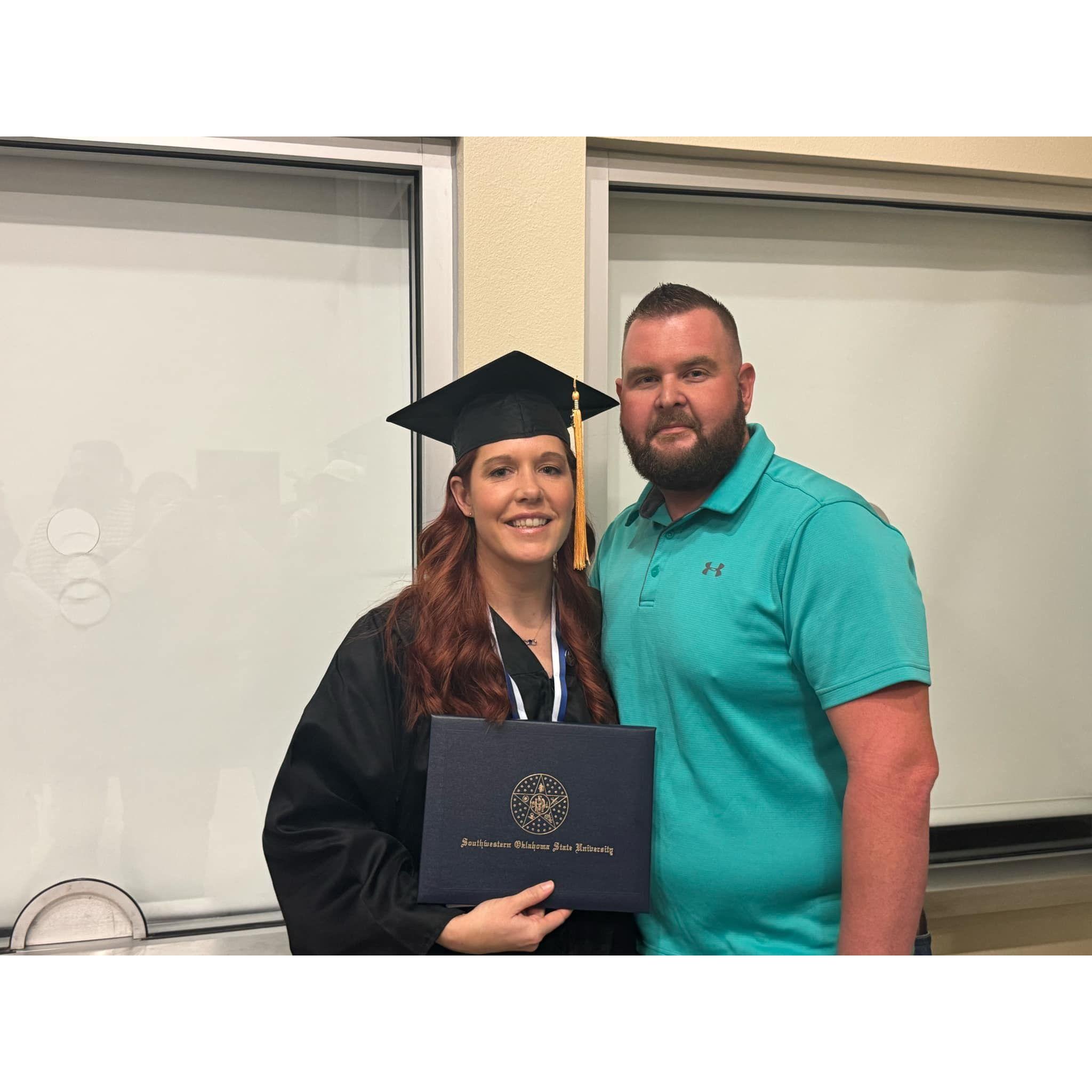 Each other's biggest supporters! BSN Graduation