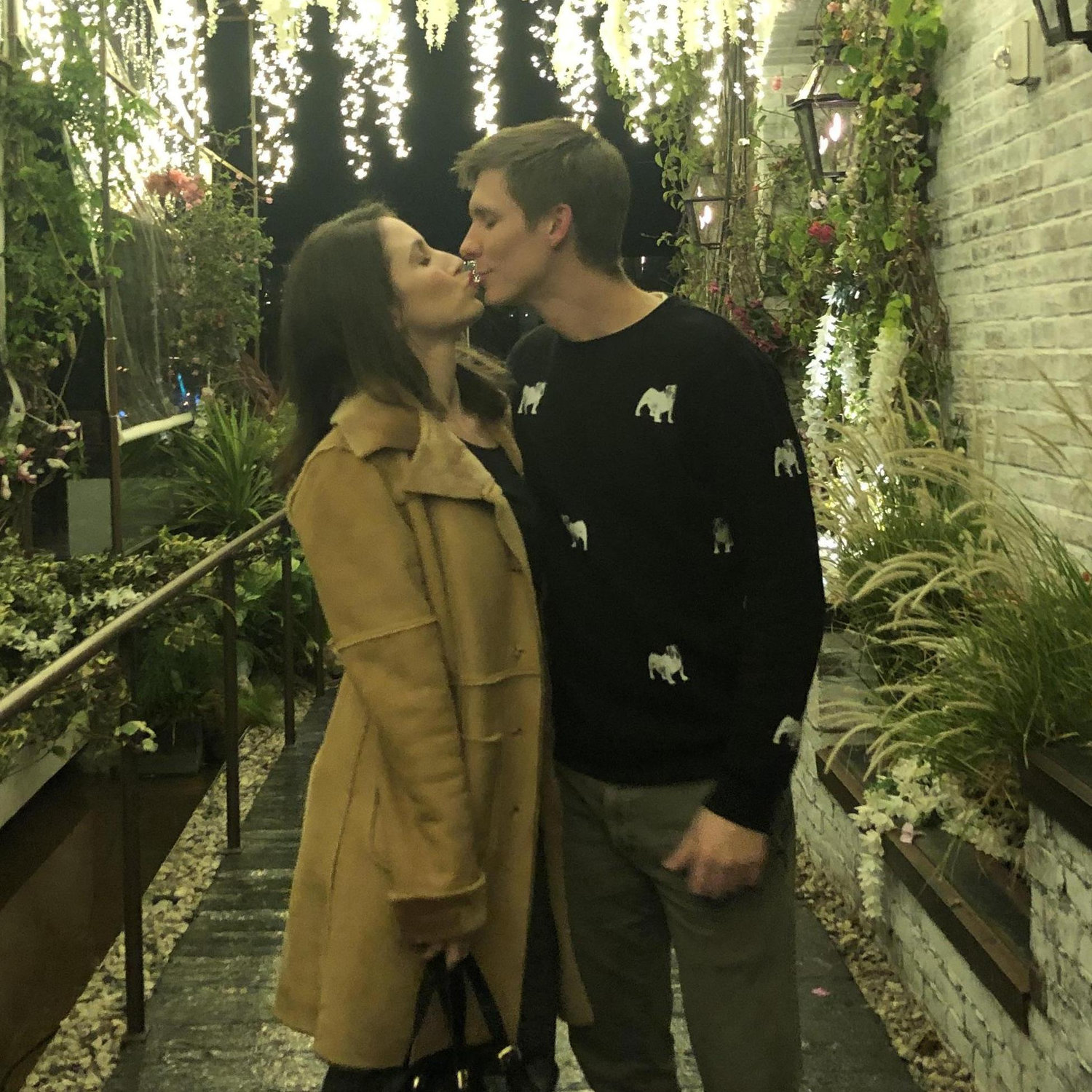 Kissing on top of Catch in West Hollywood