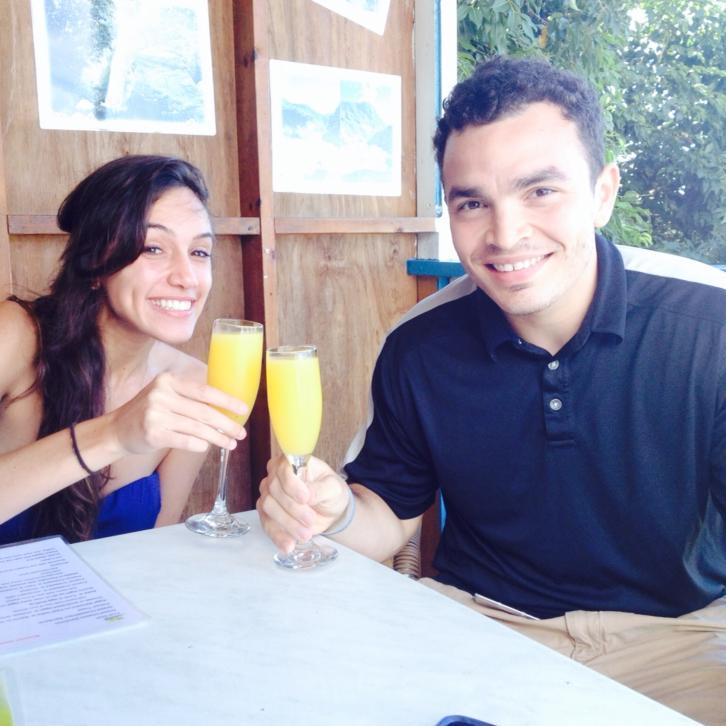 Celebrating my 26th birthday on the island!