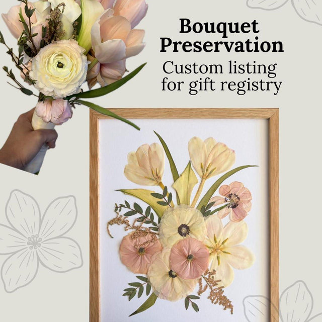 BOUQUET PRESERVATION | Custom Gift Registry Listing for Nao S.