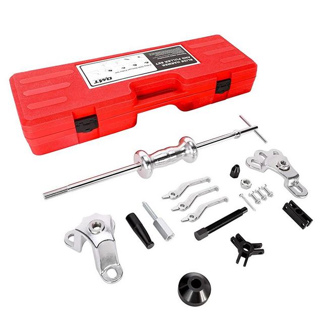 Orion Motor Tech 9-Way Slide Hammer Puller Set, Front Wheel Hub Bearing Remover & Rear Wheel Axle Hub Dent Shaft Puller Tool Kit