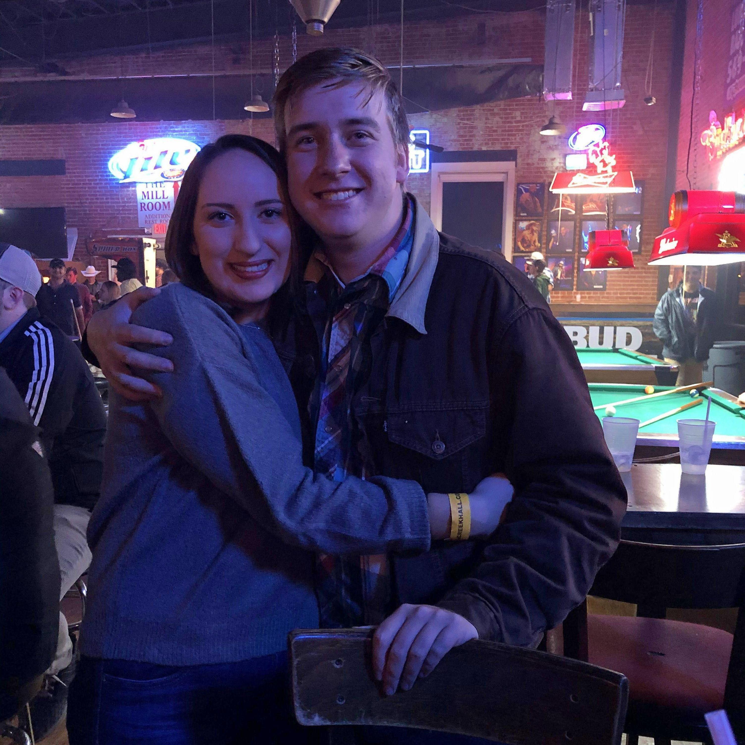 Line dancing and two-stepping was not Ethan's scene....but Mikaela talked him into it for one night and one night only November 22, 2019 at Banita Creek Hall in Nacogdoches, Texas.