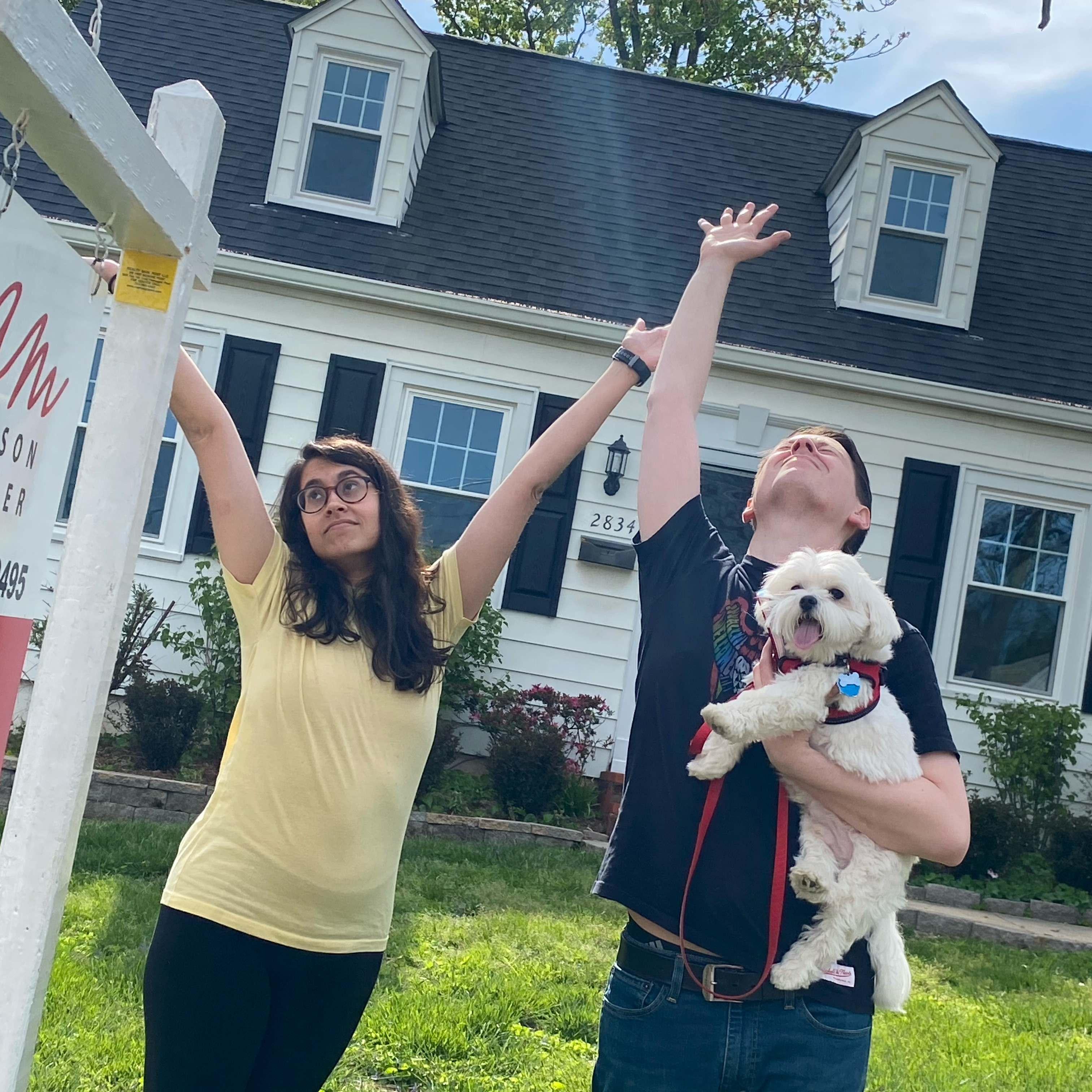 We bought a house! Falls Church, VA, April 2022.