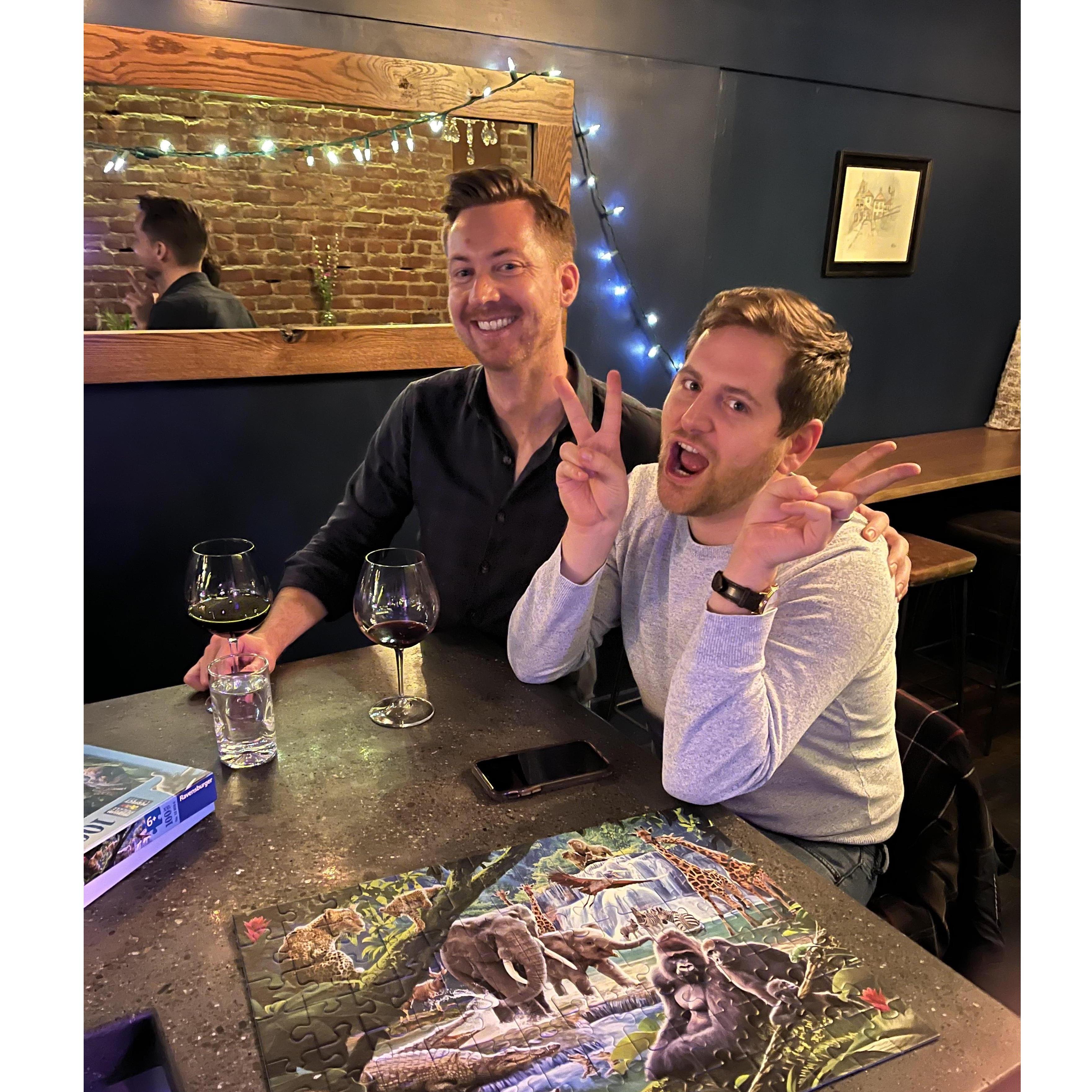 At one of our favorite bars in San Francisco!