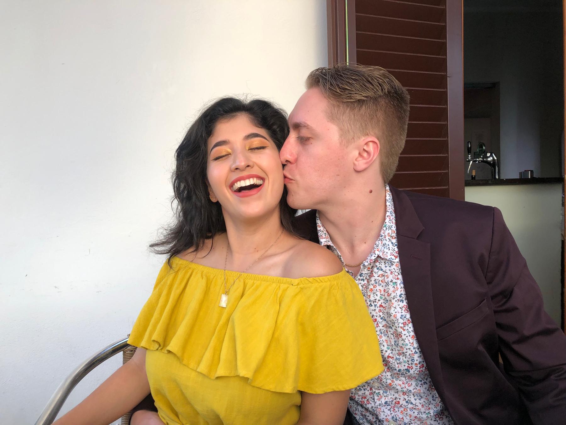 Sweet birthday kisses