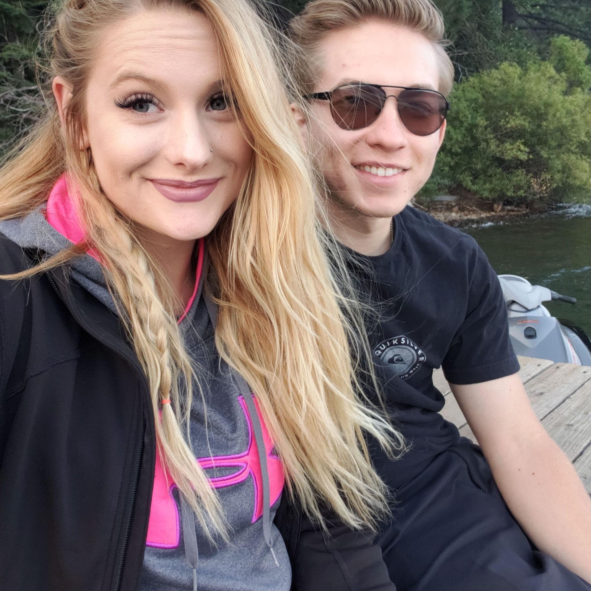 First picture together. On a doc.