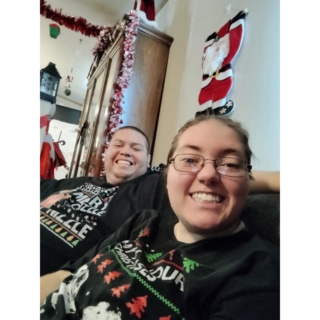 First Christmas together and the day after we got engaged! Best Christmas Ever!