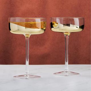 Wave Champage Saucer, Set of 2