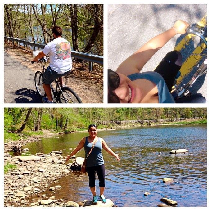 A bike ride so serene it felt downhill both ways, Poconos 2015.