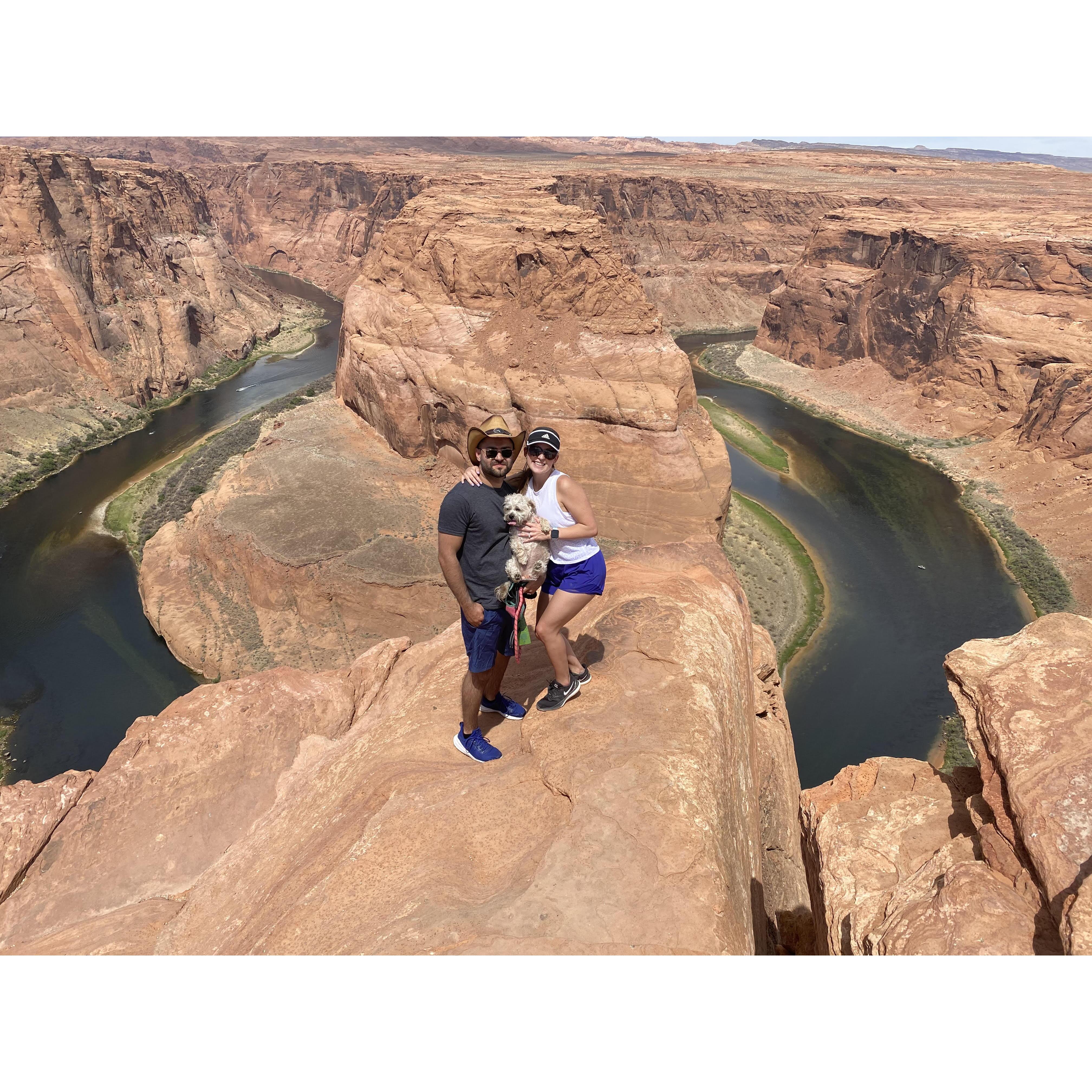 May 29, 2021 - Horseshoe Bend National Park, our first national park together!