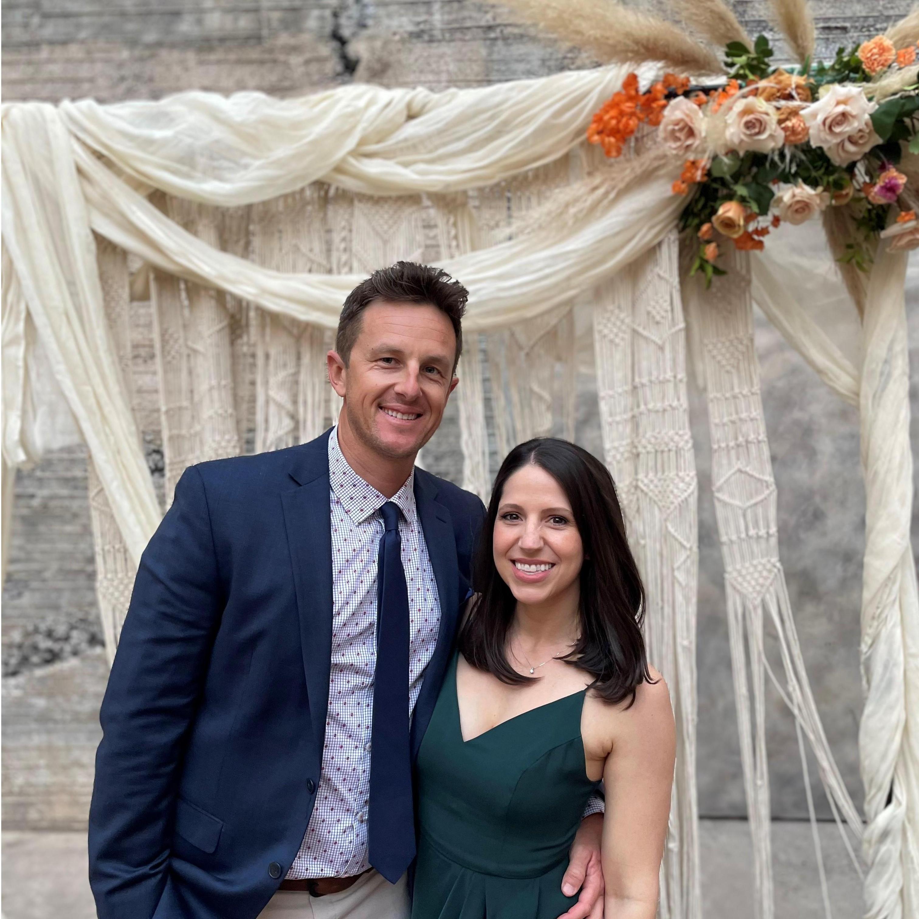 Myles and Taylor's wedding
