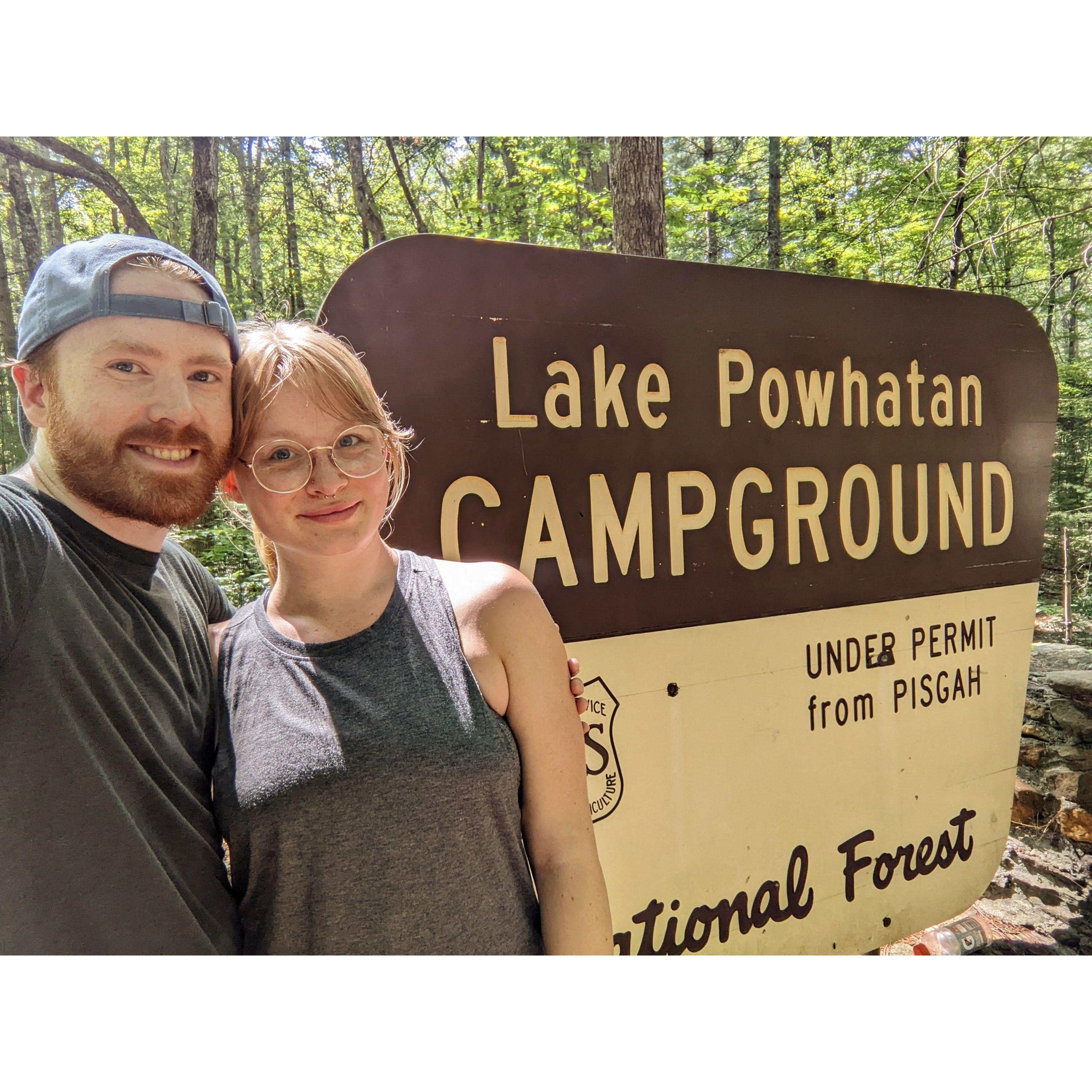 We first said I love you on this trip.