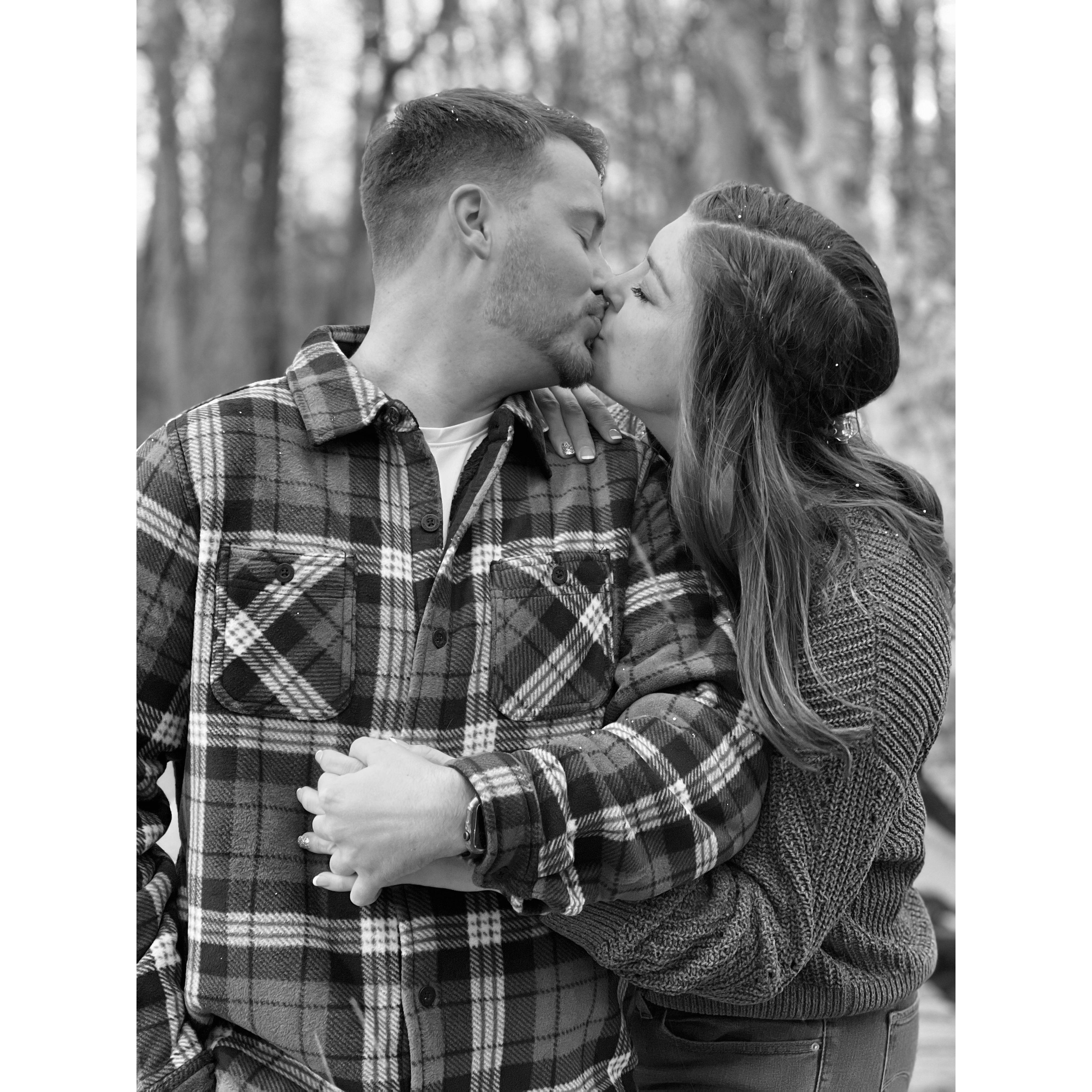 Engagement photos back where Trey proposed and one of our favorite hiking spots.