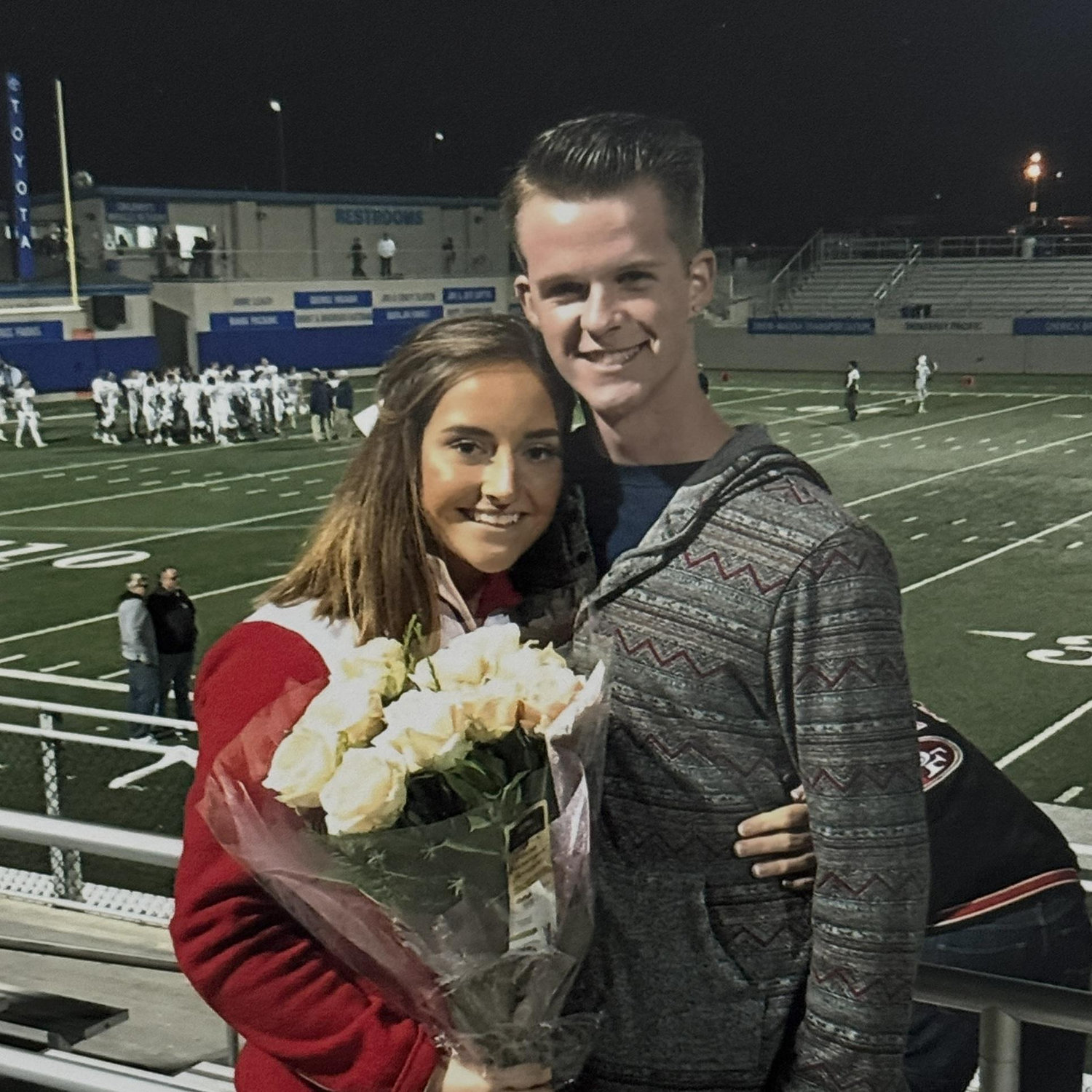 Shawn came to so many of my senior year games to watch me cheer in the fall of 2017!