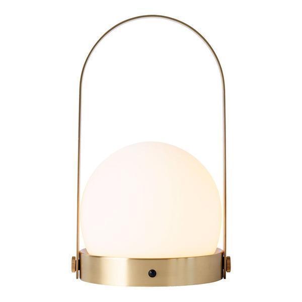 Menu Carrie Portable LED Lamp - Brushed Brass