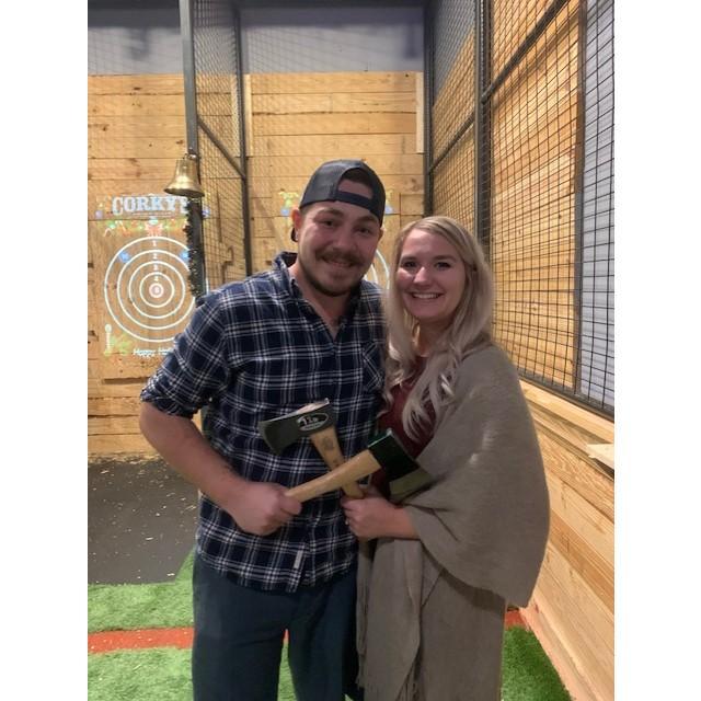 Ax throwing fun!