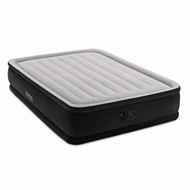 Intex Dura-Beam Series Elevated Comfort Airbed with Built-In Electric Pump, Bed Height 16", Queen - Amazon Exclusive