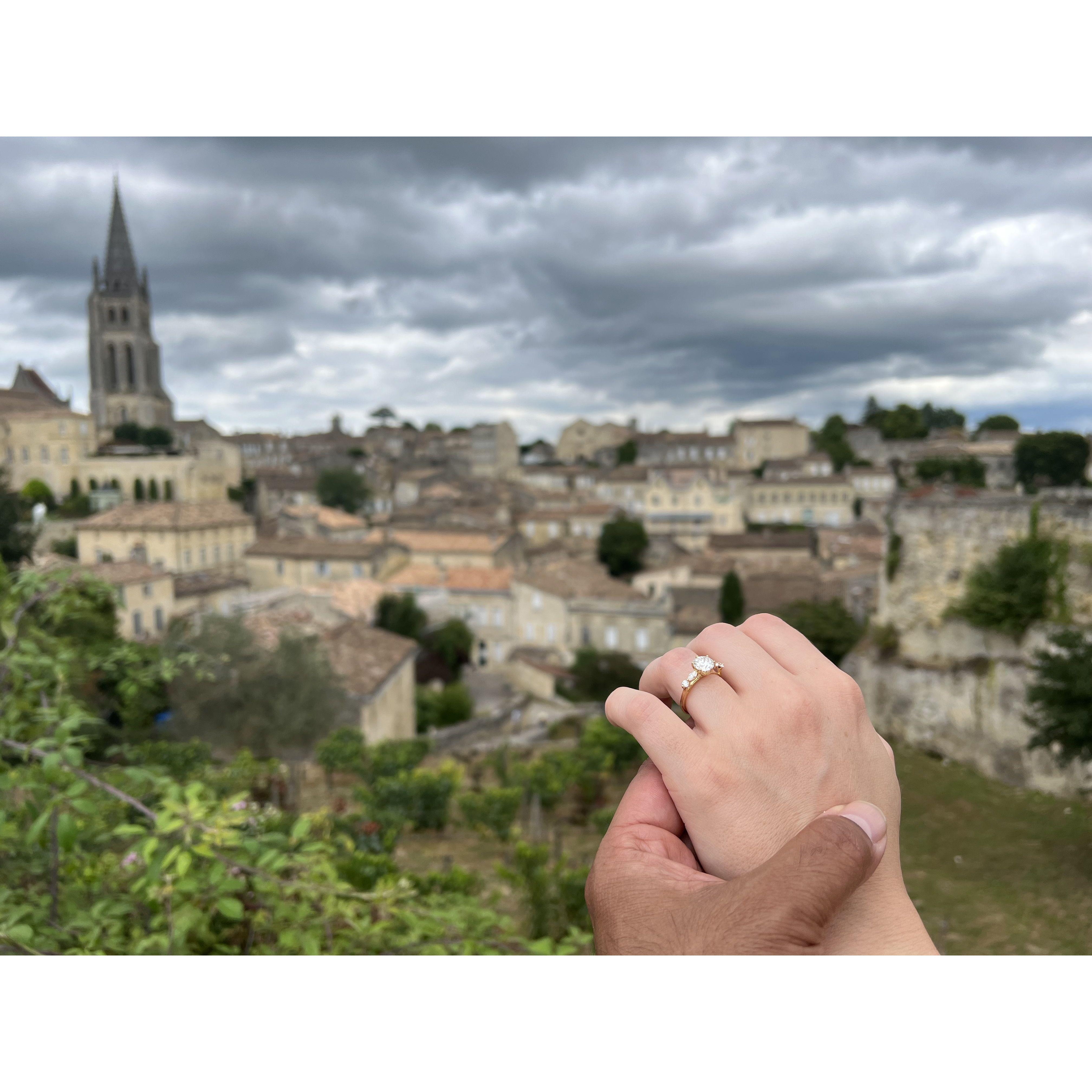 Proposal in Saint-Emilion, July 2023
