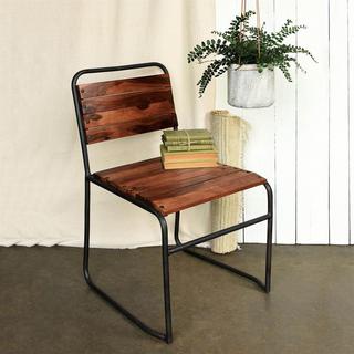Aiden Wood & Iron Chair