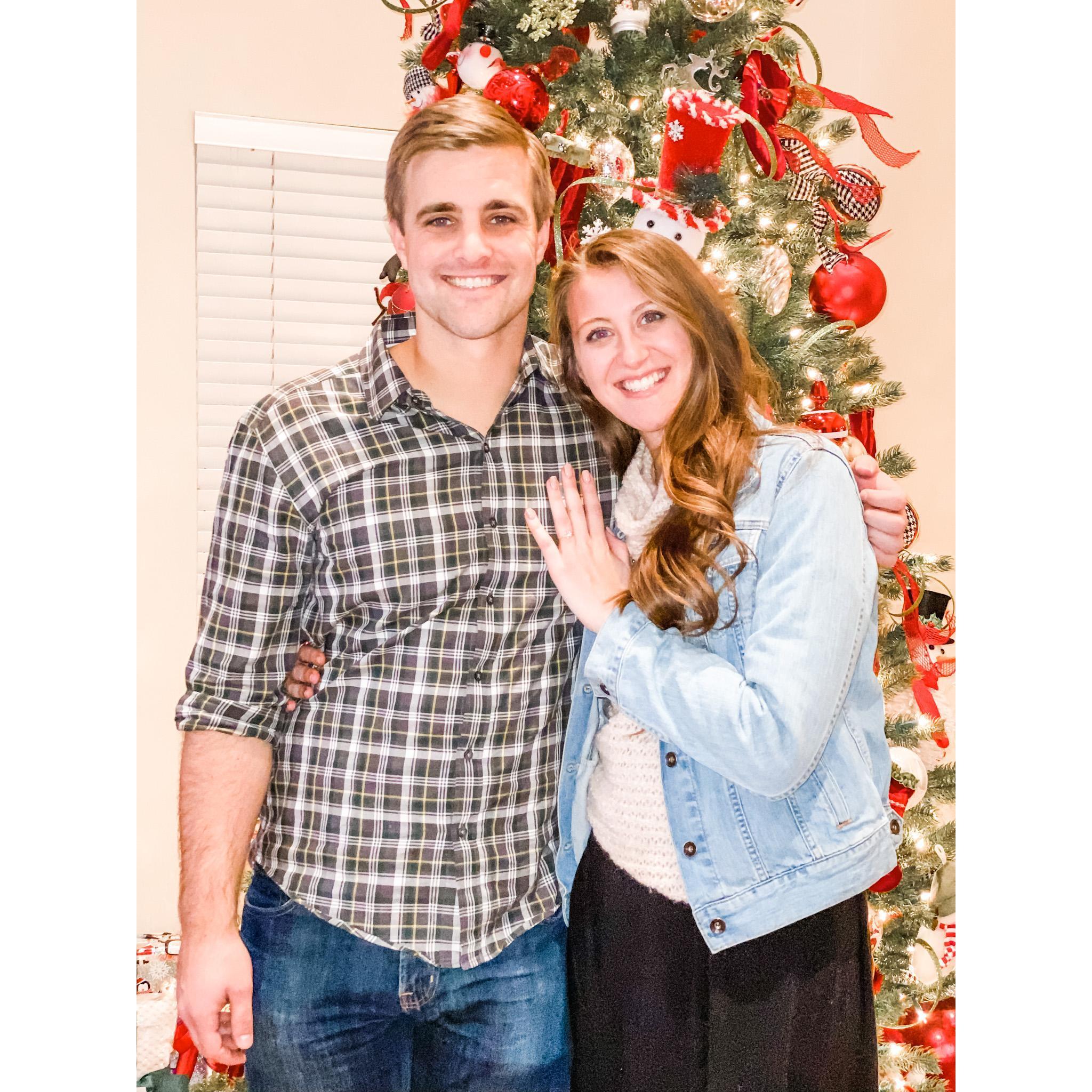 Merry Christmas! We're engaged!