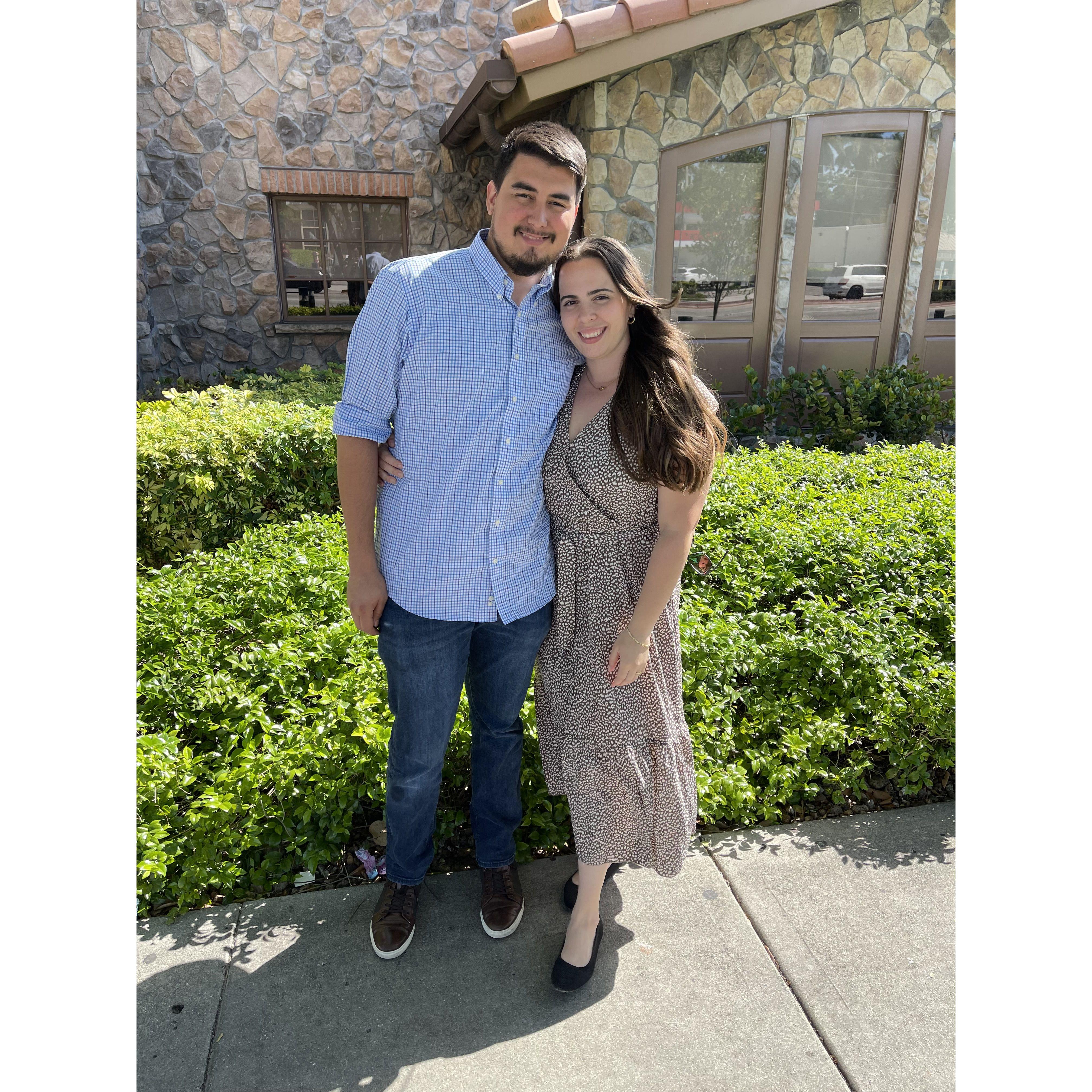 Christopher’s favorite picture of us.