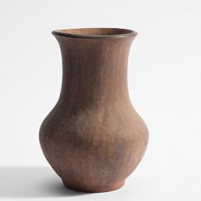 Large brown vase