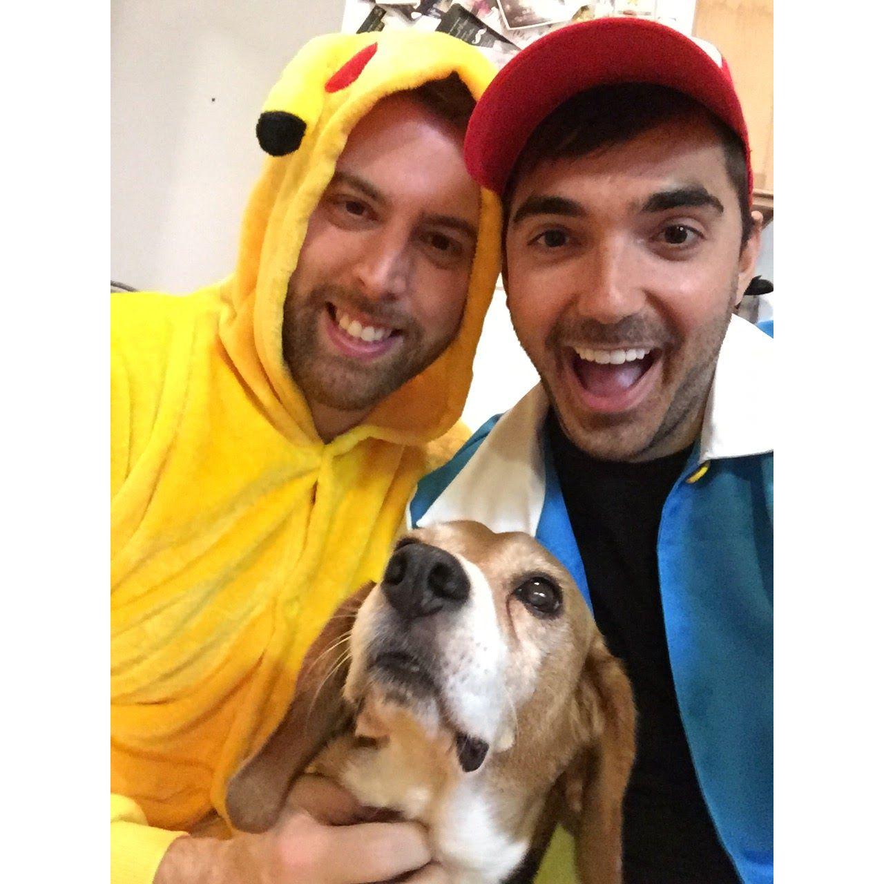 Halloween 2016 - Ash, Pikachu, and Goo