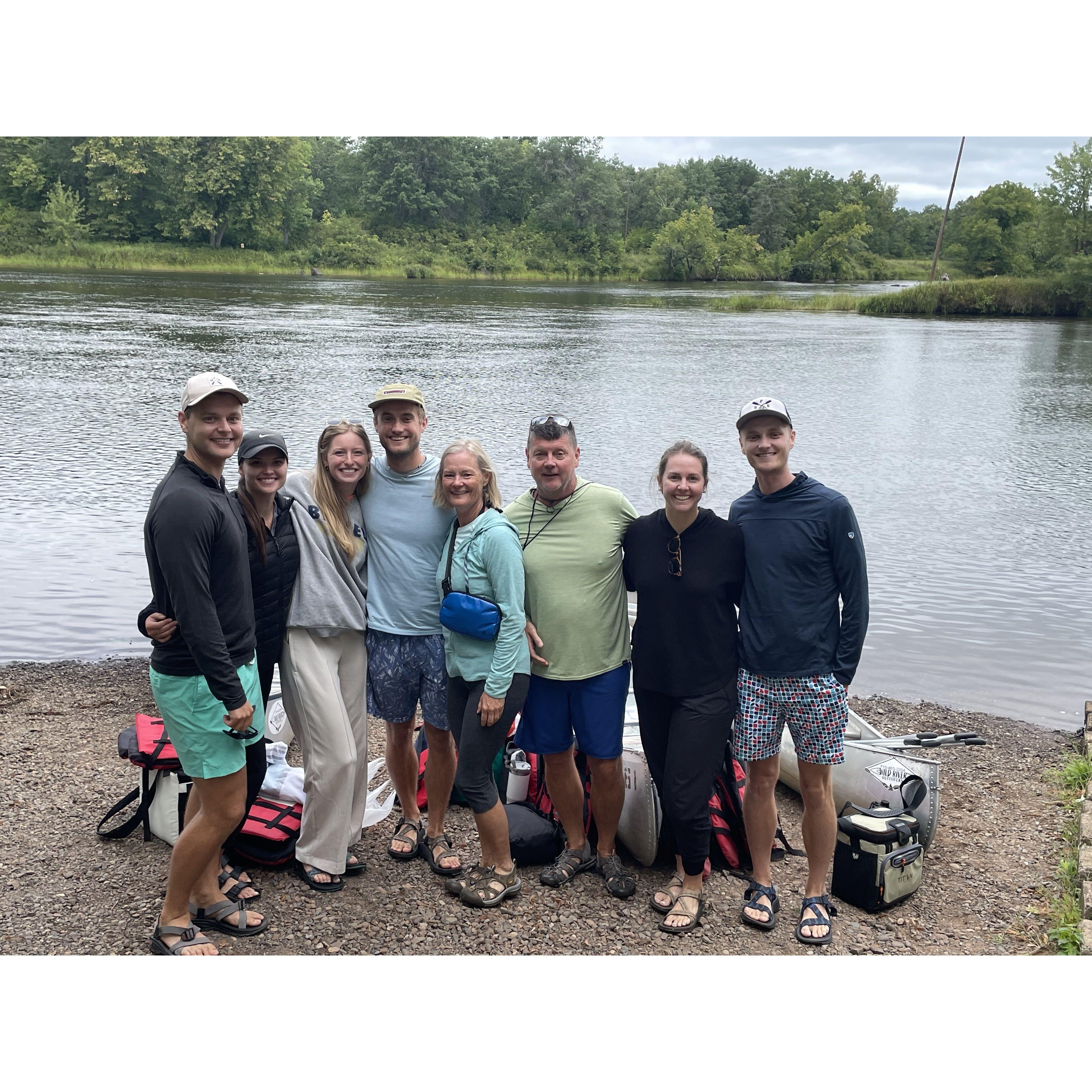 Lagus family canoe trip