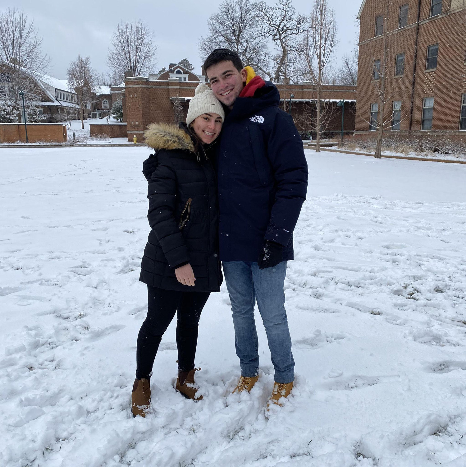 Jonathan's first snow (Jan 2021)