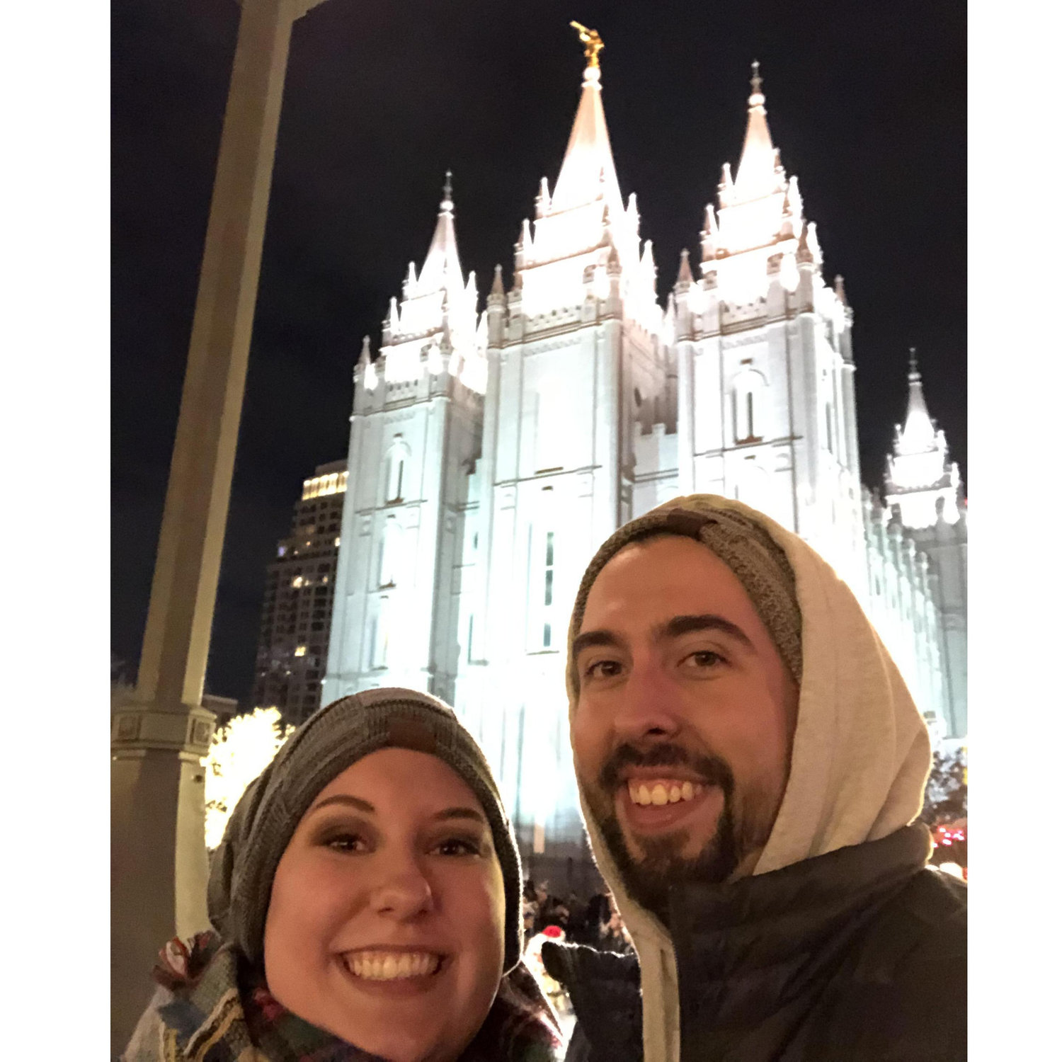 Chirstmas Lights at Temple Square