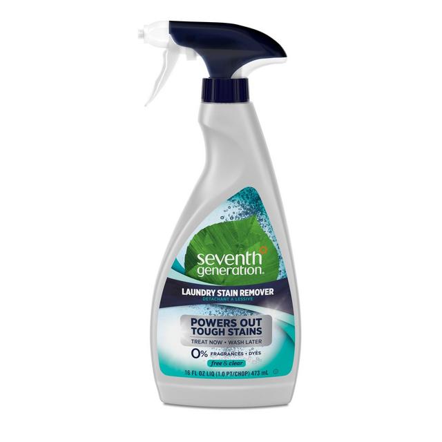 Seventh Generation Free & Clear Laundry Stain Removers - 16 fl oz