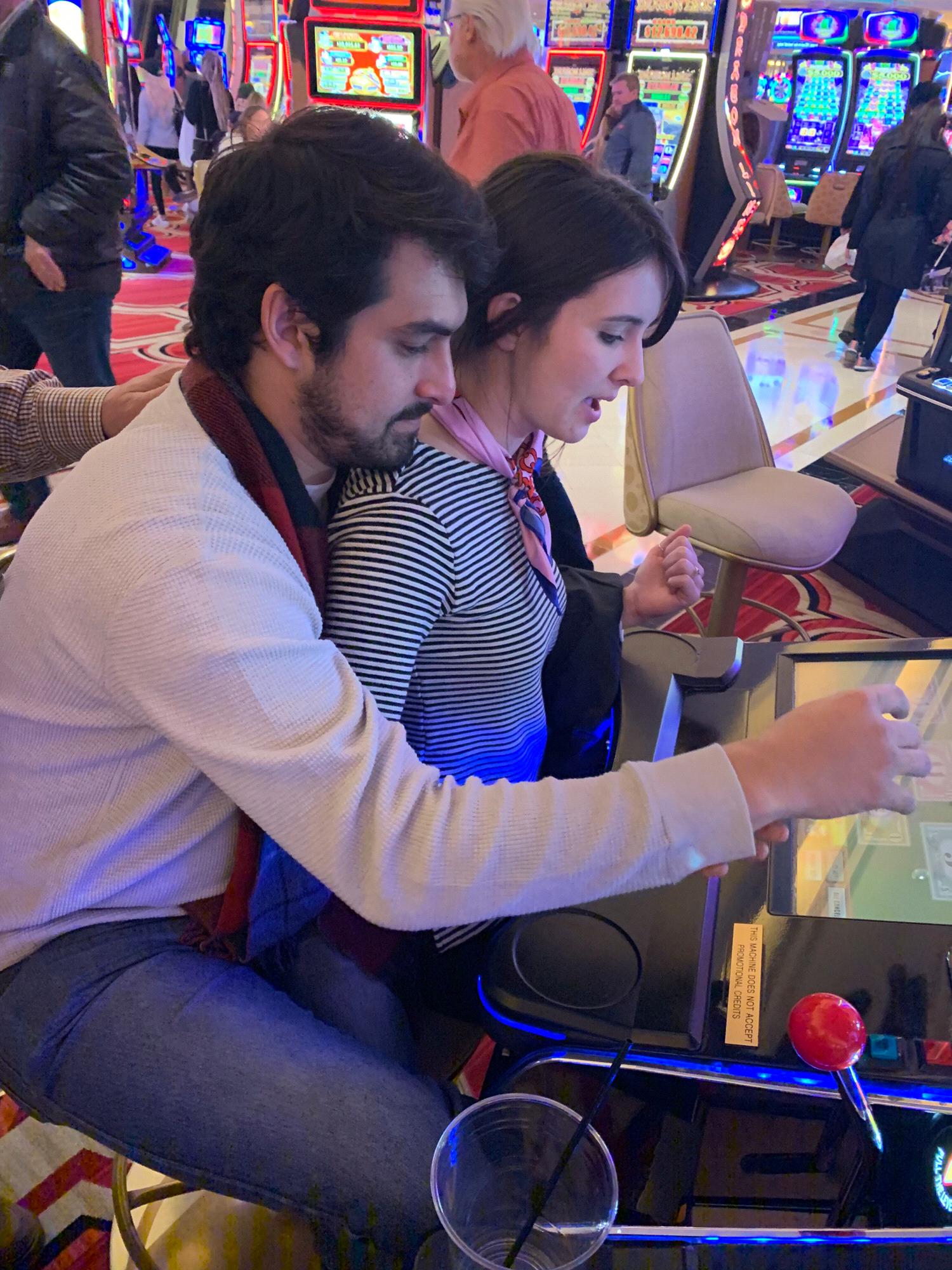 Trying our luck in Vegas