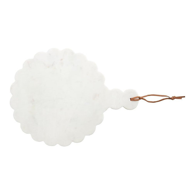 Mud Pie Scalloped Marble Board