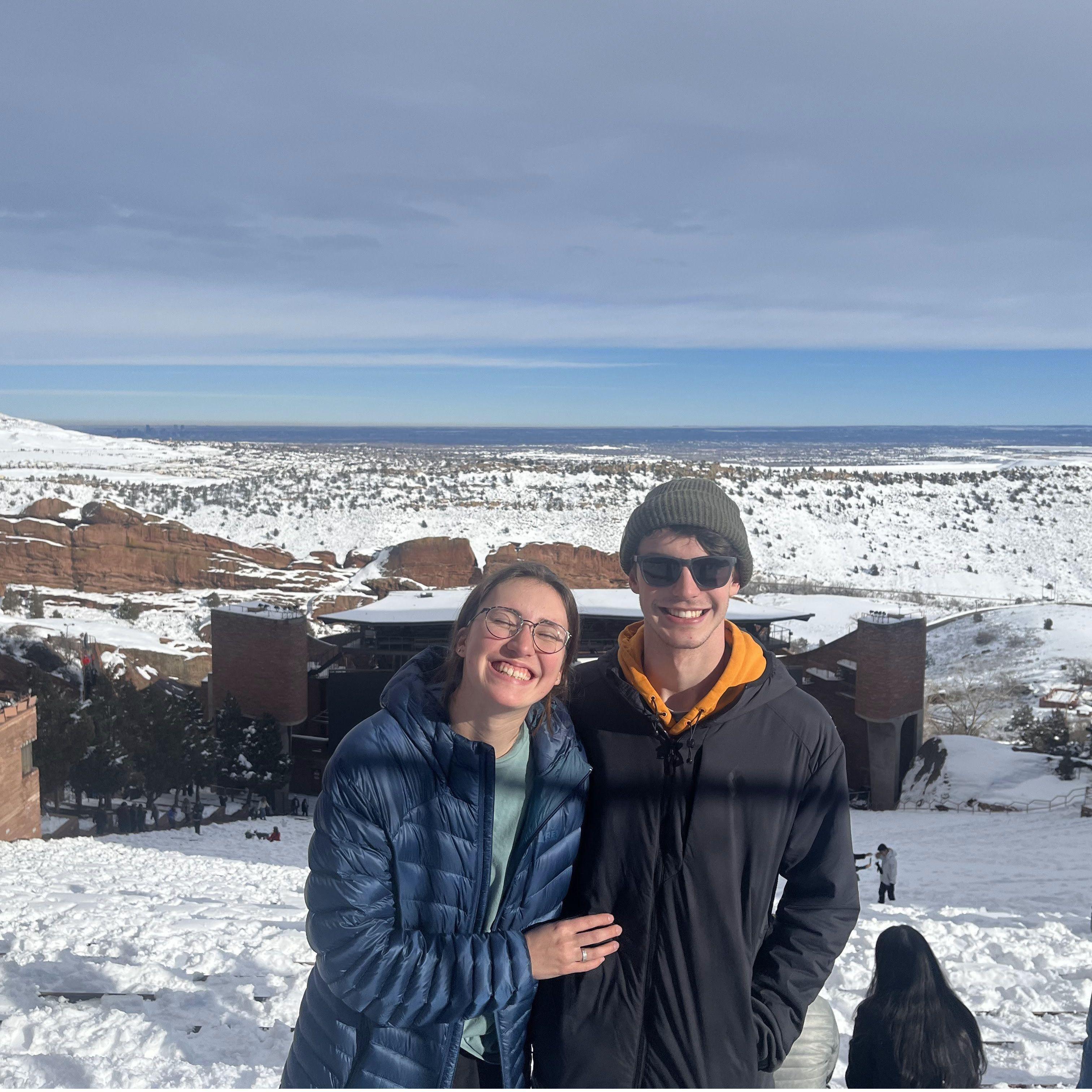 On our way to Joshua Tree, in Colorado for New Years.